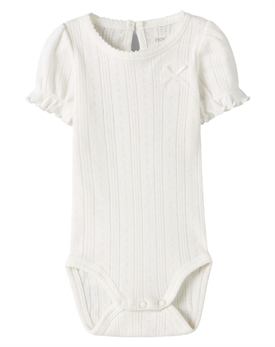 Name It - NBFHappy Bodystocking - Cloud Dancer